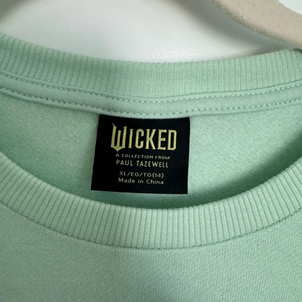 Wicked the Movie Girl's Elphaba Dreamy Fleece Sweatshirt by Paul Tazewell XL 14 - Picture 4 of 4